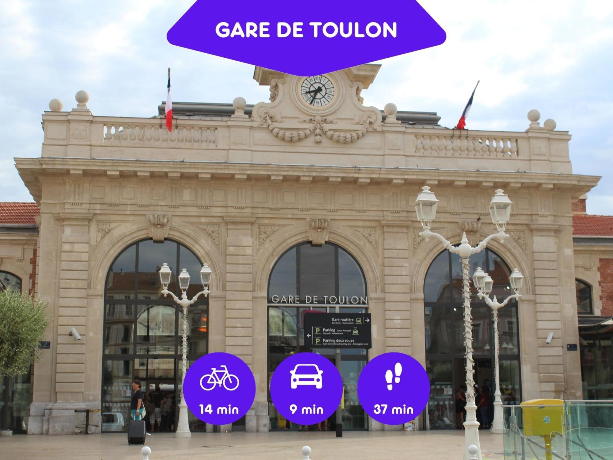 Bao Location - Ideal Pro & Groupe - Calme - Lumineux - Wifi - Terrasse - Jardin - Plage A 2Km - Proche Centre Ville, Gare, Commerces - Parking Prive Тулон Экстерьер фото